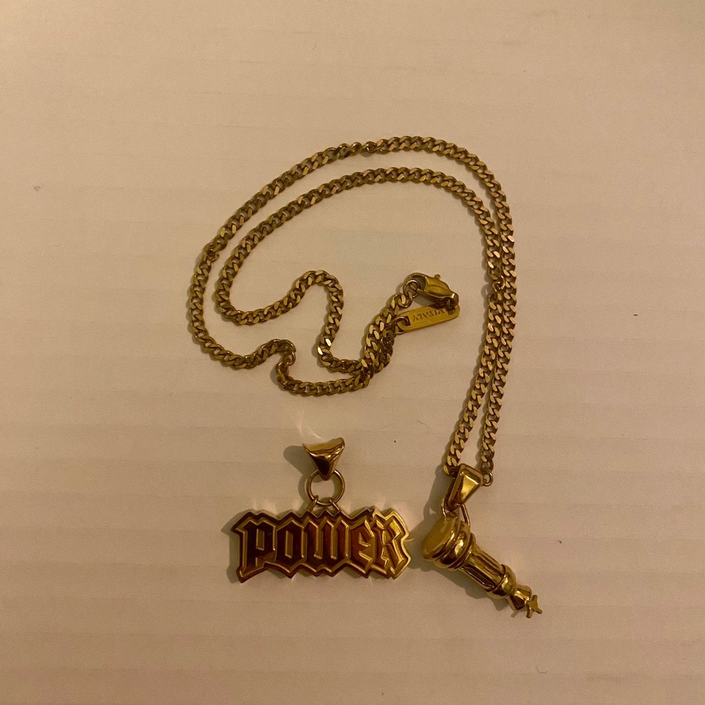 Vitaly Stainless Steel Power Necklace Set